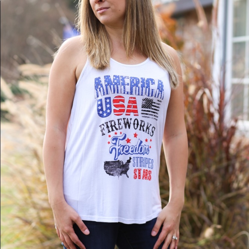 4th Of July Tank Top